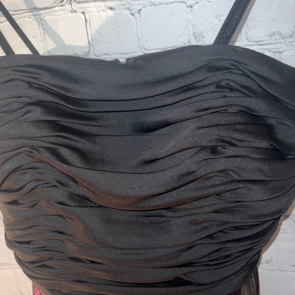 max and cleo purple & black dress size 6 - Picture 7 of 7